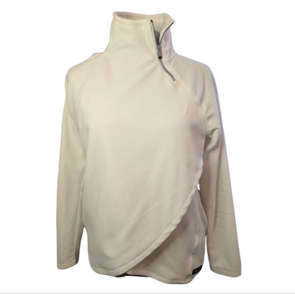 Calvin Klein SzL Super soft Cream Cowl Neck Sweater EUC